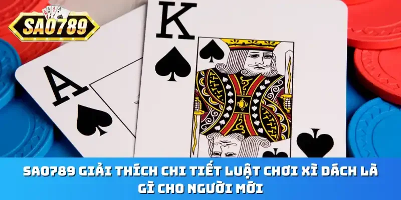 Sao789 giải thích chi tiết luật chơi Xì Dách là gì cho người mới